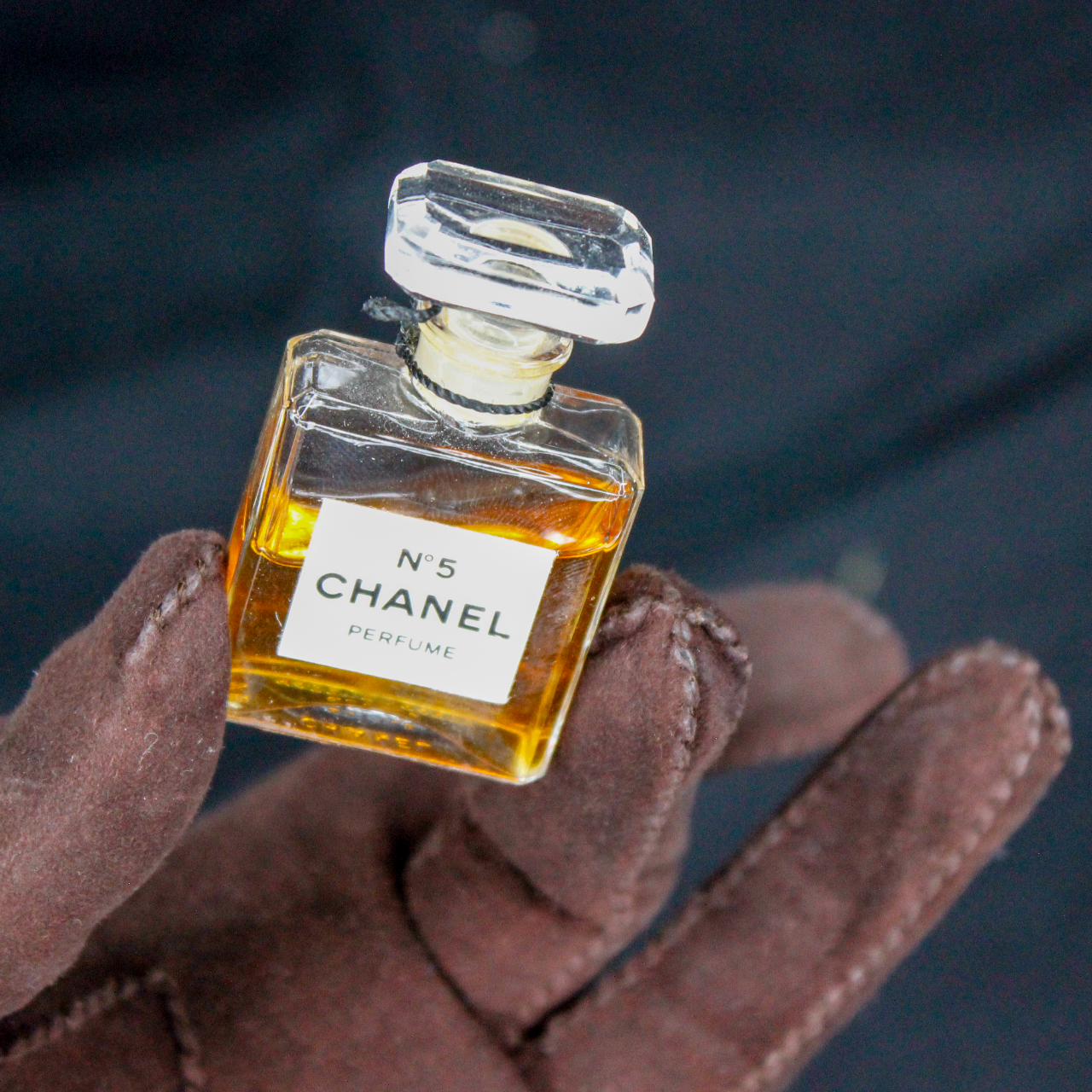 Vintage Chanel No. 5 Miniature Bottle Full